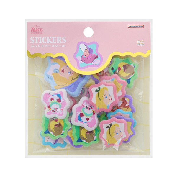 愛麗絲夢遊仙境散裝貼紙組-23枚入(角色集合)