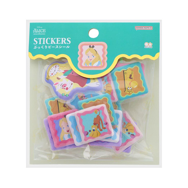 愛麗絲夢遊仙境散裝貼紙組-23枚入(愛麗絲)