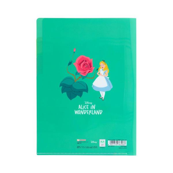 愛麗絲夢遊仙境日製A5 3層資料夾(愛麗絲)