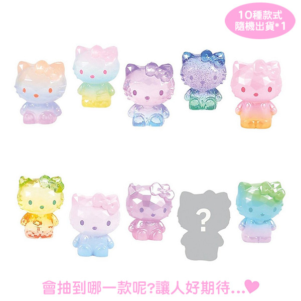 HELLO KITTY造型迷你公仔盲包-繽紛系列(10種款式，隨機出貨*1)