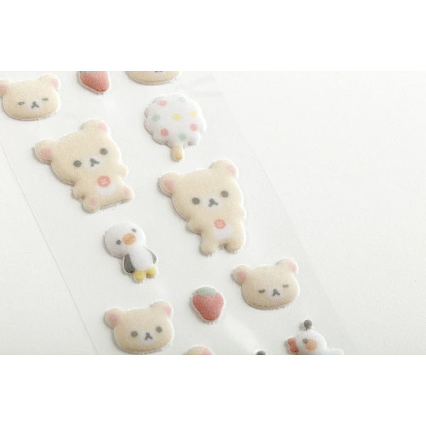 小白熊毛絨絨泡棉立體貼紙(BASIC)