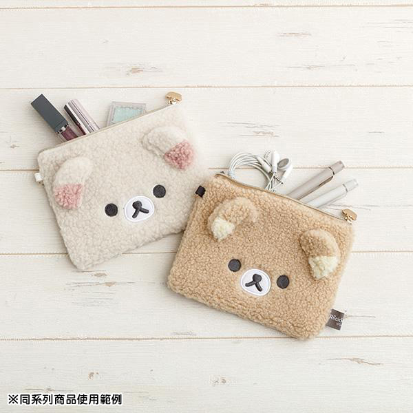 拉拉熊毛絨絨扁平收納包(BASIC)