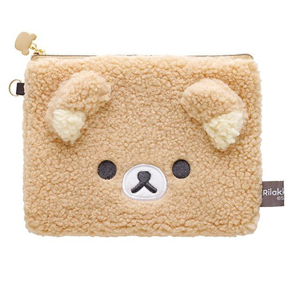 拉拉熊毛絨絨扁平收納包(BASIC)