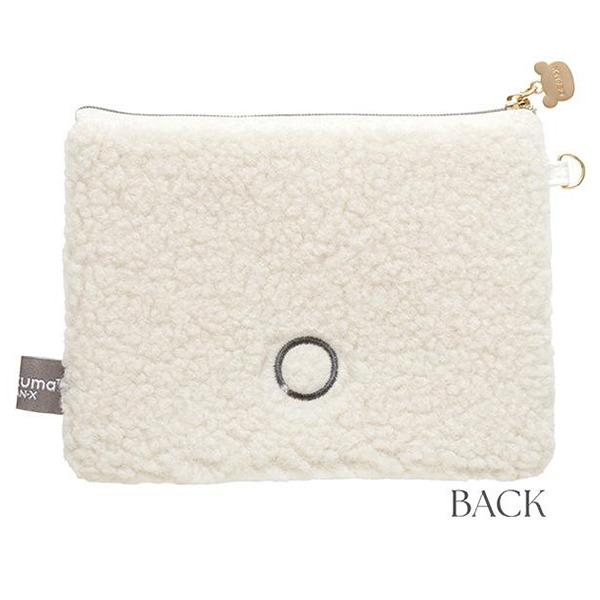 小白熊毛絨絨扁平收納包(BASIC)