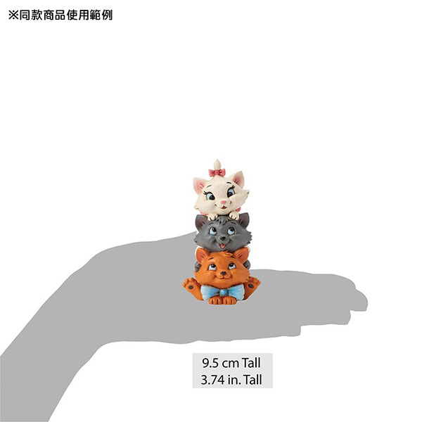 貓兒歷險記小貓疊疊樂迷你塑像-Aristoccats Stacked Mini