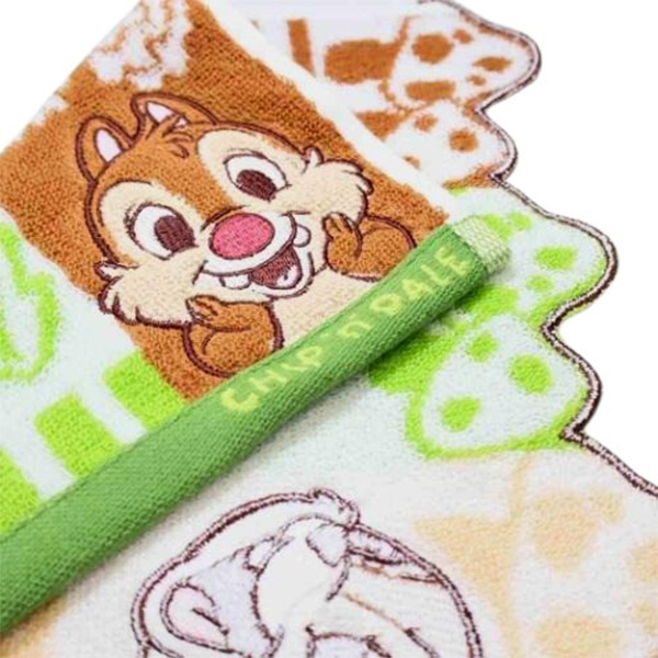 奇奇蒂蒂純棉小方巾/手帕(三色花邊)