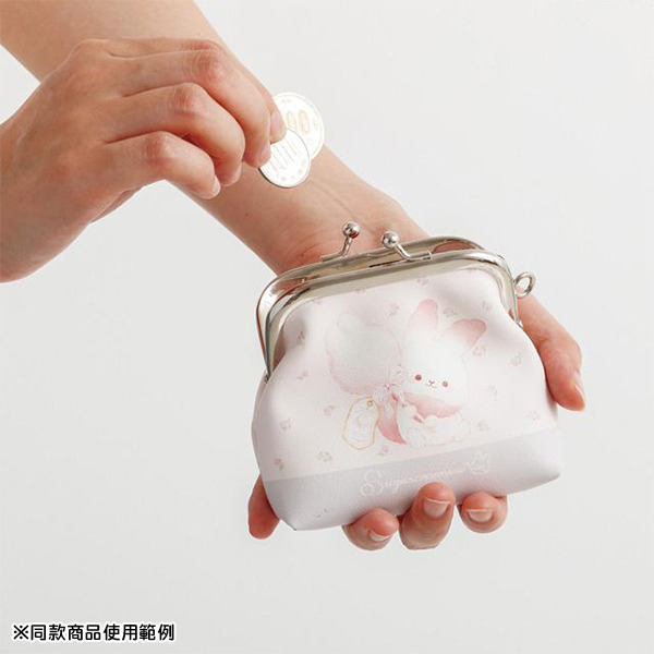 棉花糖兔口金零錢包