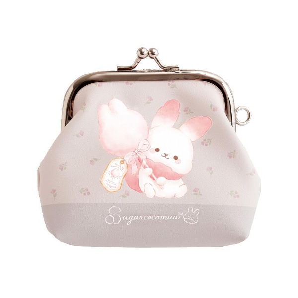 棉花糖兔口金零錢包