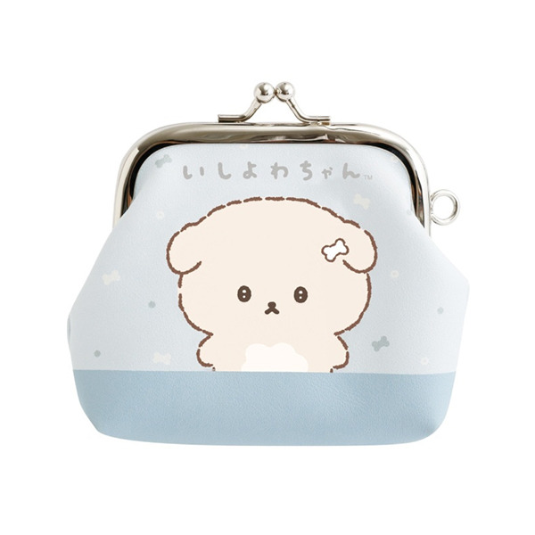 逃避小狗口金零錢包