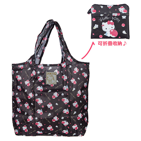 HELLO KITTY環保購物袋(抱抱蘋果)