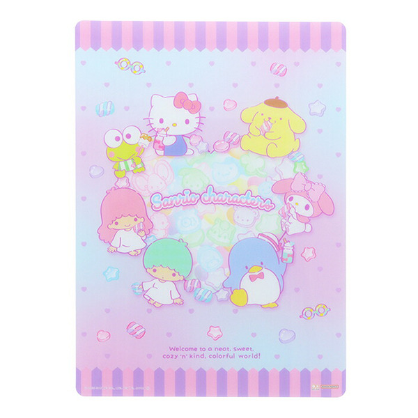 三麗鷗明星日製墊板(幻彩可愛姿態)