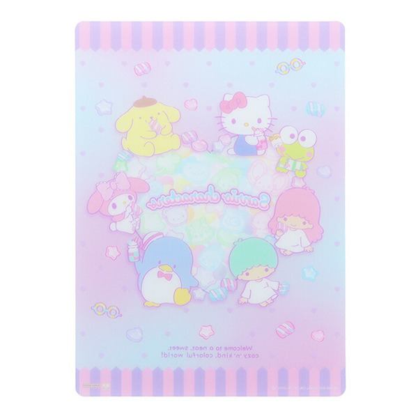 三麗鷗明星日製墊板(幻彩可愛姿態)