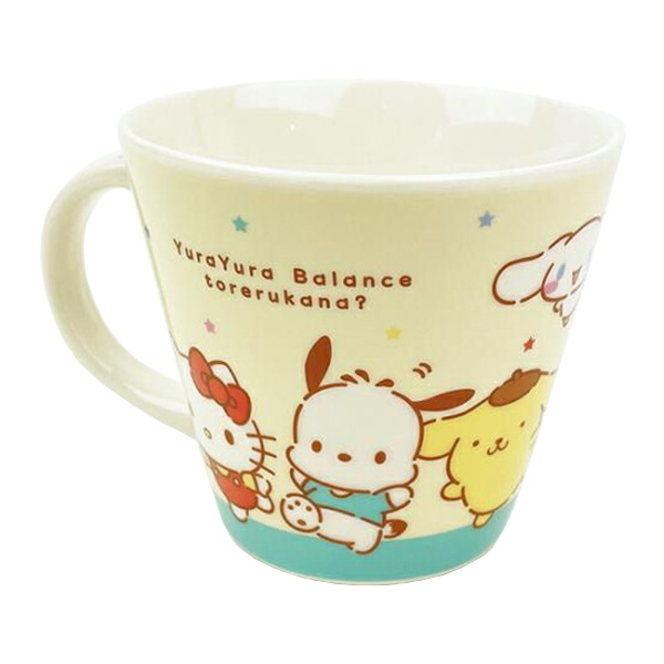 三麗鷗明星陶瓷馬克杯(列隊出遊)