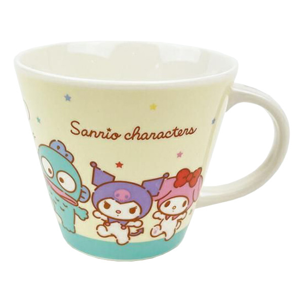 三麗鷗明星陶瓷馬克杯(列隊出遊)