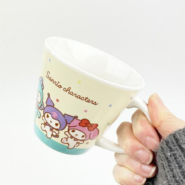 三麗鷗明星陶瓷馬克杯(列隊出遊)