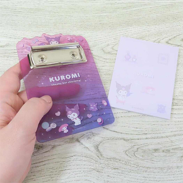 酷洛米迷你板夾附便條紙(好朋友)