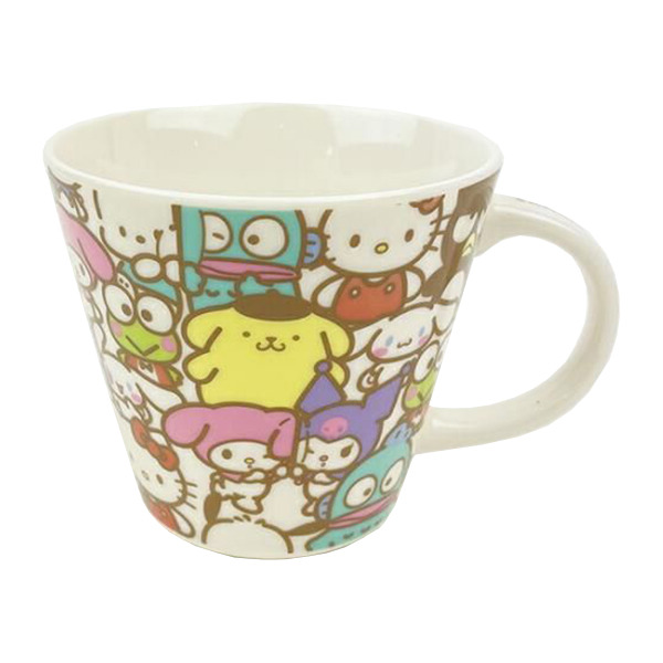 三麗鷗明星陶瓷馬克杯(擠在一起)