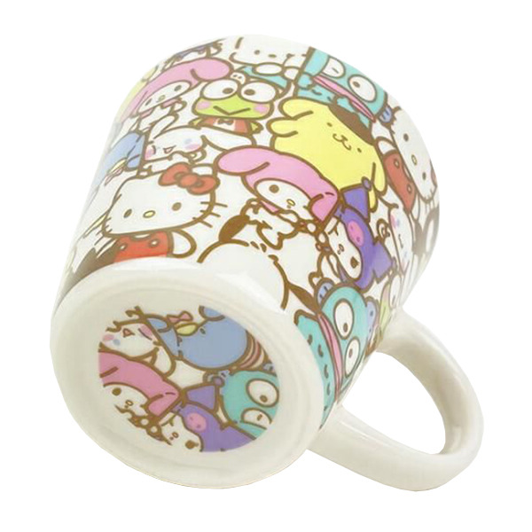 三麗鷗明星陶瓷馬克杯(擠在一起)
