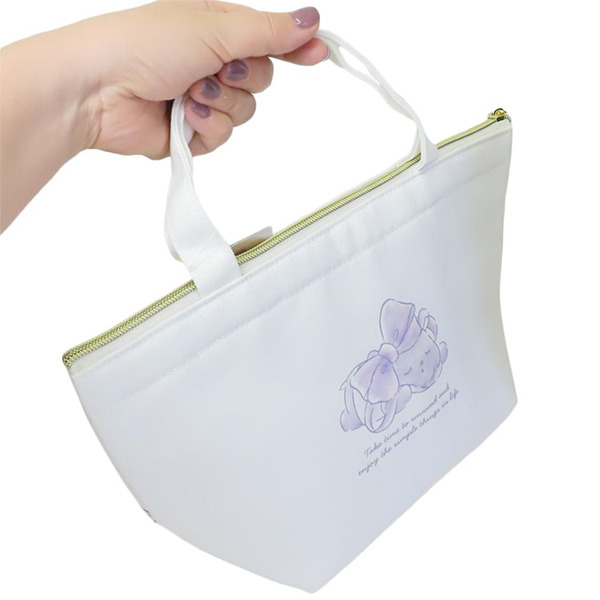 酷洛米帆布手提袋/便當袋(粉彩大緞帶)