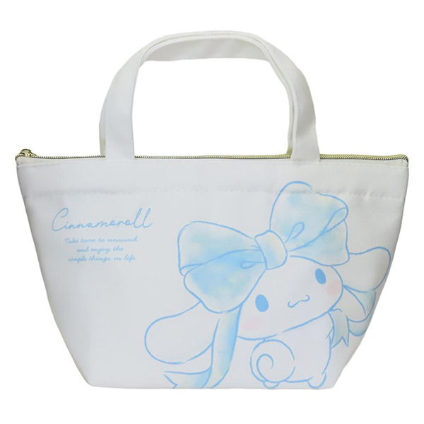 大耳狗帆布手提袋/便當袋(粉彩大緞帶)