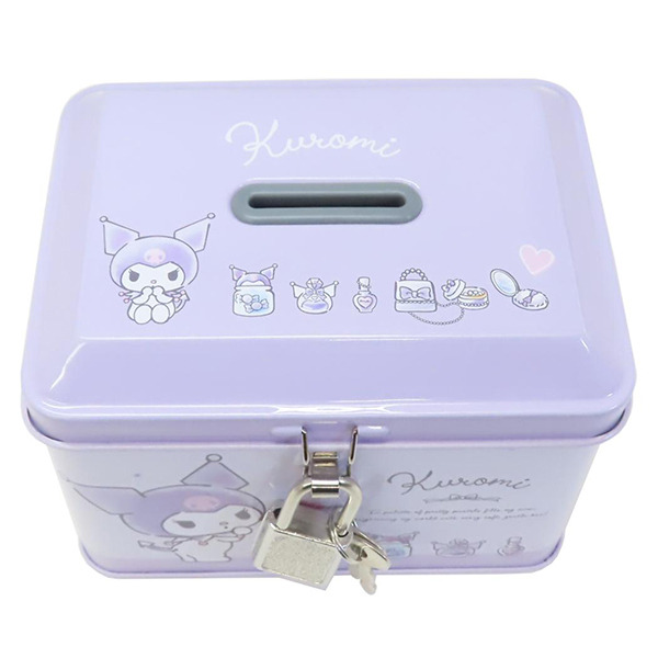 酷洛米鐵製存錢筒附鎖(甜蜜美麗小物)