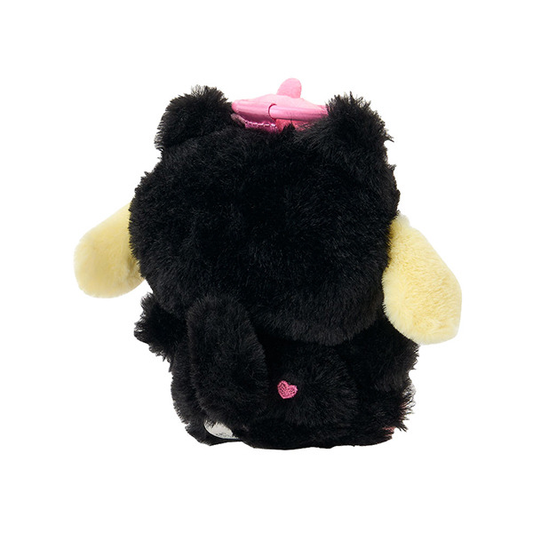 布丁狗造型玩偶吊飾(純黑小動物)