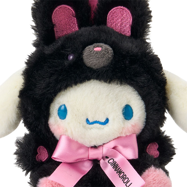 大耳狗造型玩偶吊飾(純黑小動物)