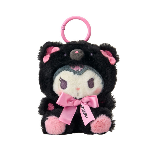 酷洛米造型玩偶吊飾(純黑小動物)