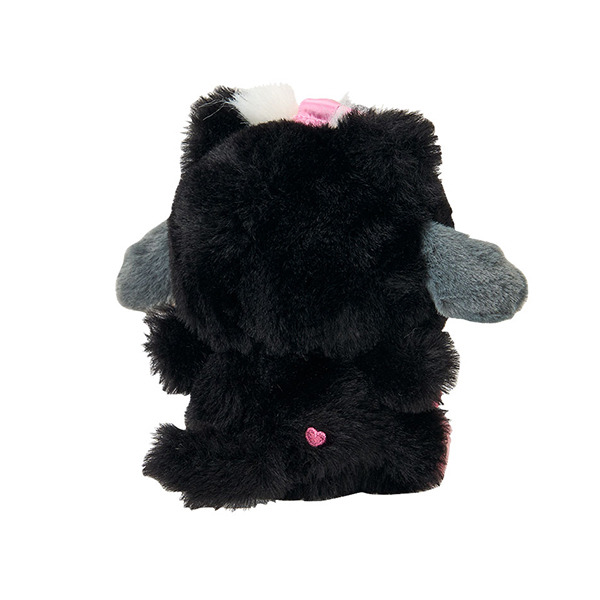 帕恰狗造型玩偶吊飾(純黑小動物)