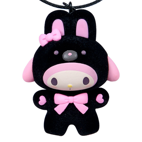 美樂蒂立體公仔造型鑰匙圈/掛飾(純黑小動物)