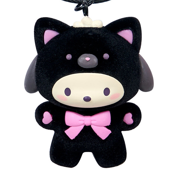 帕恰狗立體公仔造型鑰匙圈/掛飾(純黑小動物)