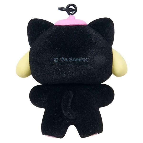 布丁狗立體公仔造型鑰匙圈/掛飾(純黑小動物)