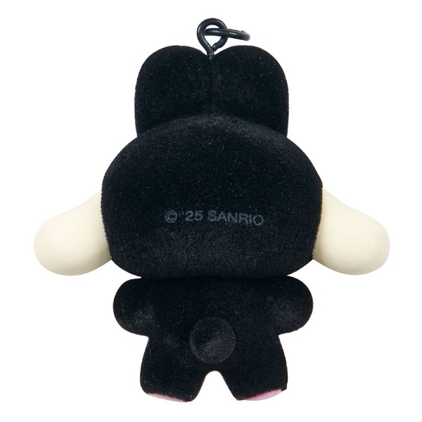 大耳狗立體公仔造型鑰匙圈/掛飾(純黑小動物)