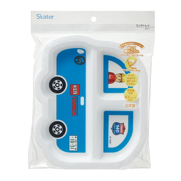 TOMICA日製三格餐盤(小汽車)