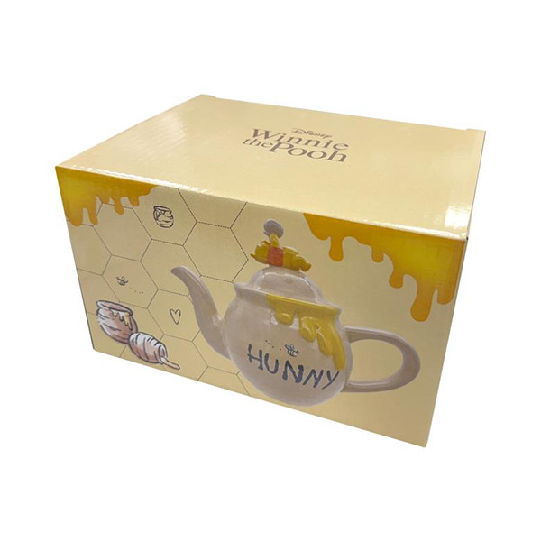 小熊維尼造型陶瓷茶壺(蜂蜜罐 )
