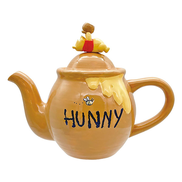 小熊維尼造型陶瓷茶壺(蜂蜜罐 )