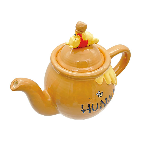 小熊維尼造型陶瓷茶壺(蜂蜜罐 )