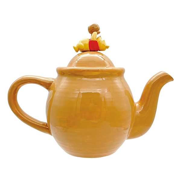 小熊維尼造型陶瓷茶壺(蜂蜜罐 )