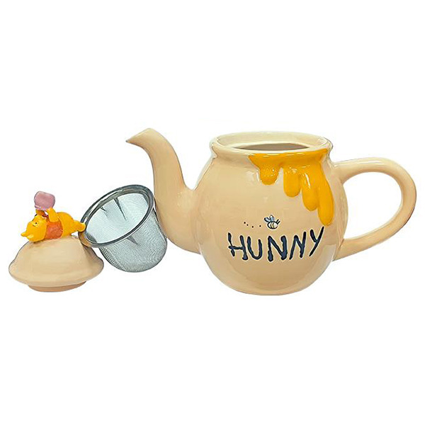 小熊維尼造型陶瓷茶壺(蜂蜜罐 )