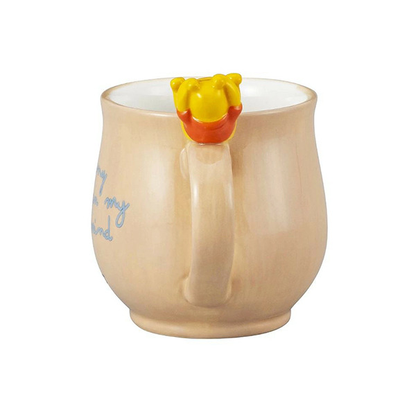 小熊維尼陶瓷杯緣馬克杯(蜂蜜罐)