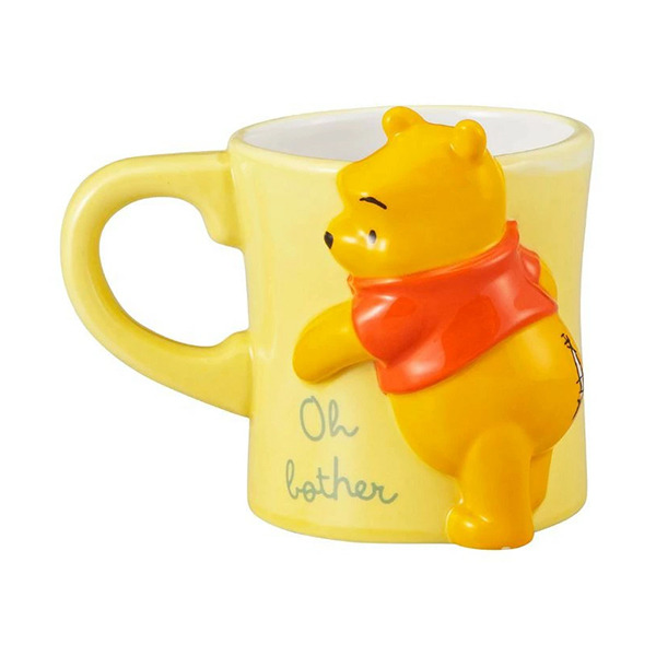 小熊維尼立體浮雕陶瓷馬克杯(可愛屁股)