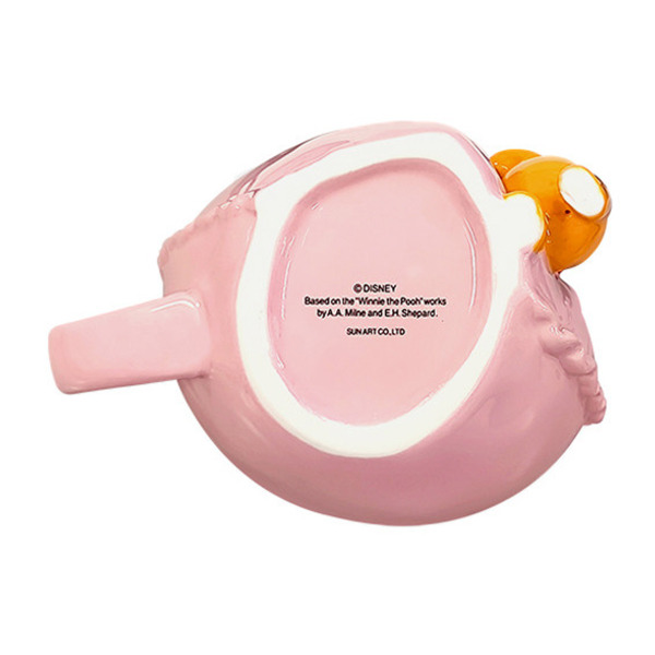 小熊維尼心型立體浮雕陶瓷馬克杯(擁抱)