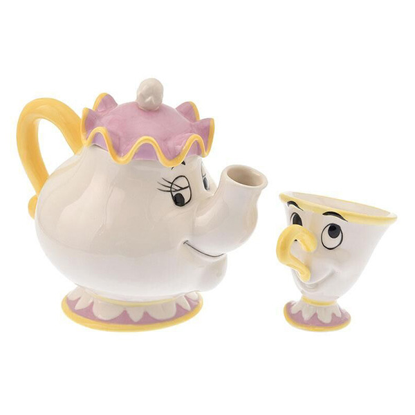 茶壺太太與小齊造型陶瓷茶具組/茶壺杯組