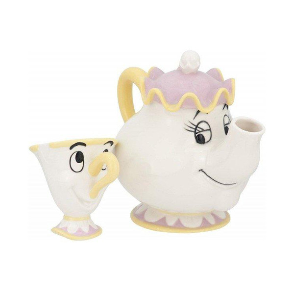 茶壺太太與小齊造型陶瓷茶具組/茶壺杯組