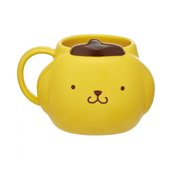 布丁狗立體大臉造型陶瓷馬克杯