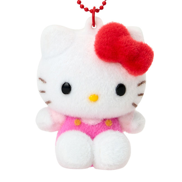 HELLO KITTY迷你植絨公仔附鍊(經典坐姿)