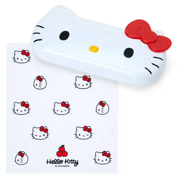 HELLO KITTY造型眼鏡收納盒(大臉)
