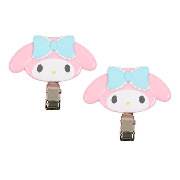 美樂蒂大臉造型髮夾/瀏海固定髮夾組-一組2個入(mini)