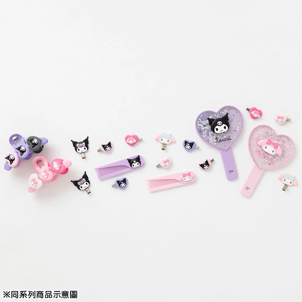 美樂蒂大臉造型髮夾/瀏海固定髮夾組-一組2個入(mini)