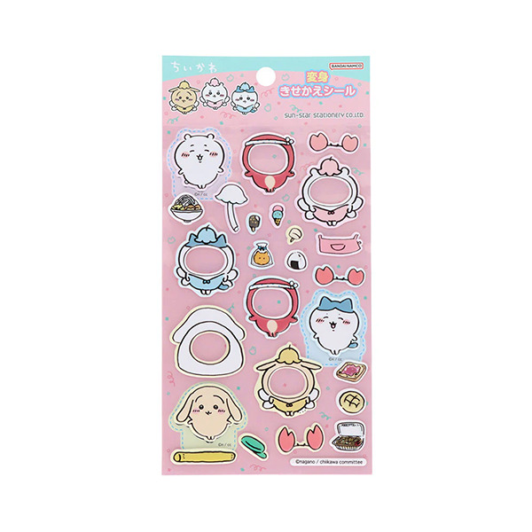 吉伊卡哇裝扮立體貼紙(粉色)